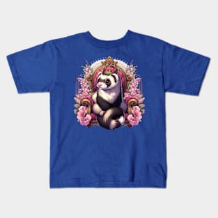 Ferret, King of all I see Kids T-Shirt